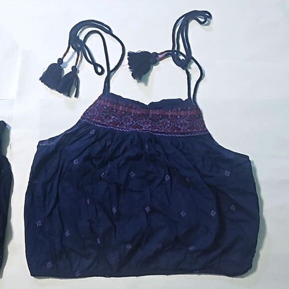 Free People Boho Crotched Tank Top BCBG Duster Romper Tops Shirts Bundle 7P Lot - Picture 5 of 14